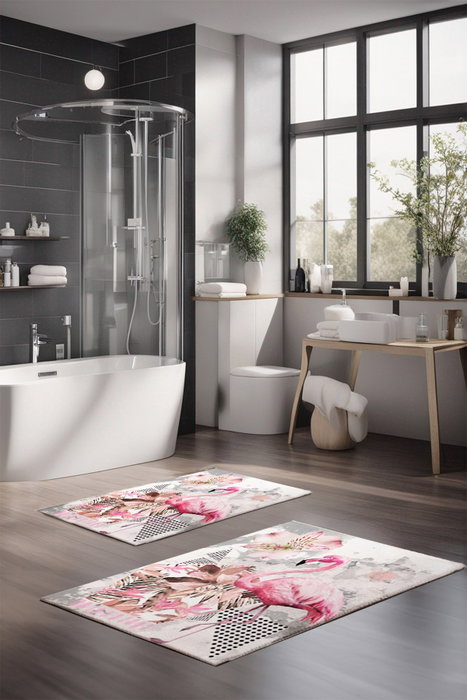 Mijölnir Juego de alfombrillas de baño CT-5246 Multicolor Mijölnir Juego de alfombrillas de baño CT-5246 Multicolor